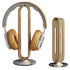 Suporte para Headphone em Alumínio e Madeira Natural
